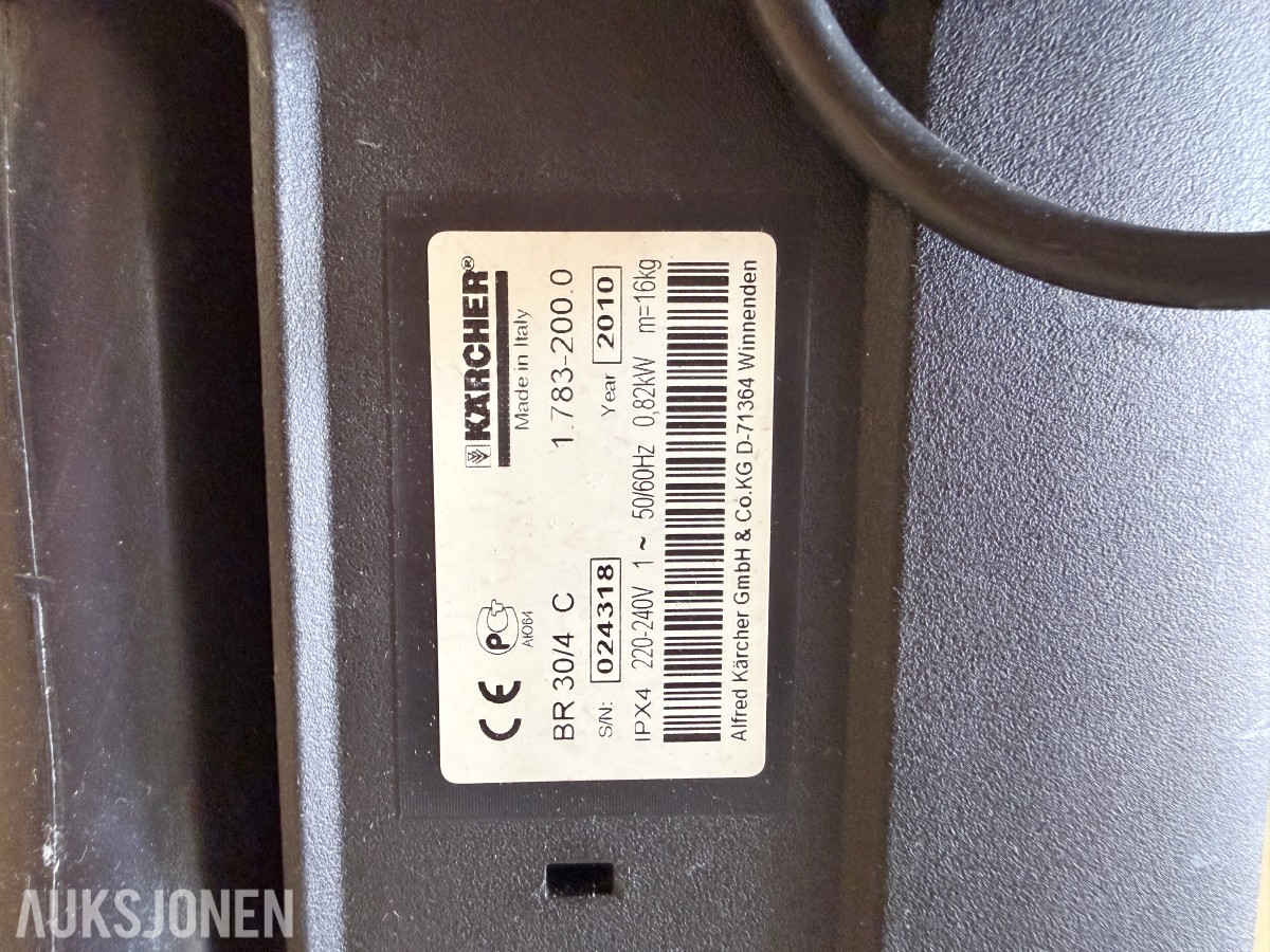 2010 Kärcher BR 30/4 C gulvvaskemaskin - rep objekt