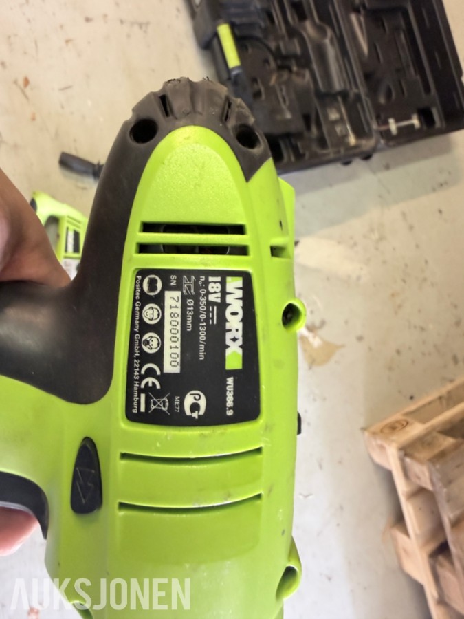 Worx 18V verktøypakke