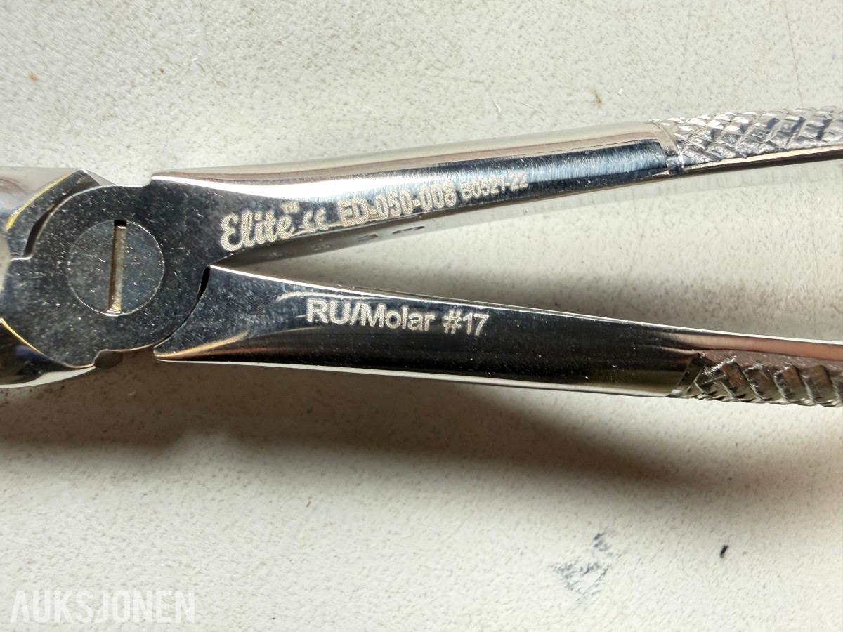 6 stk Elite Dental Instruments ekstraksjonstang ED-050-008 RU/Molar #17