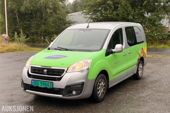2016 PEUGEOT PARTNER 1.6 HDi AUTOMAT – CRUISEKONTROLL – DAB – 2 HJULSETT - 108 506km