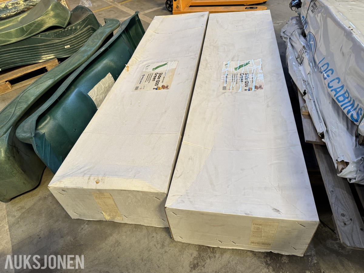 Lekekjerre + bod + 3 sklier + 6 husker (alt nytt)
