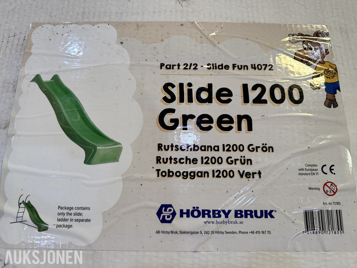 Lekekjerre + bod + 3 sklier + 6 husker (alt nytt)