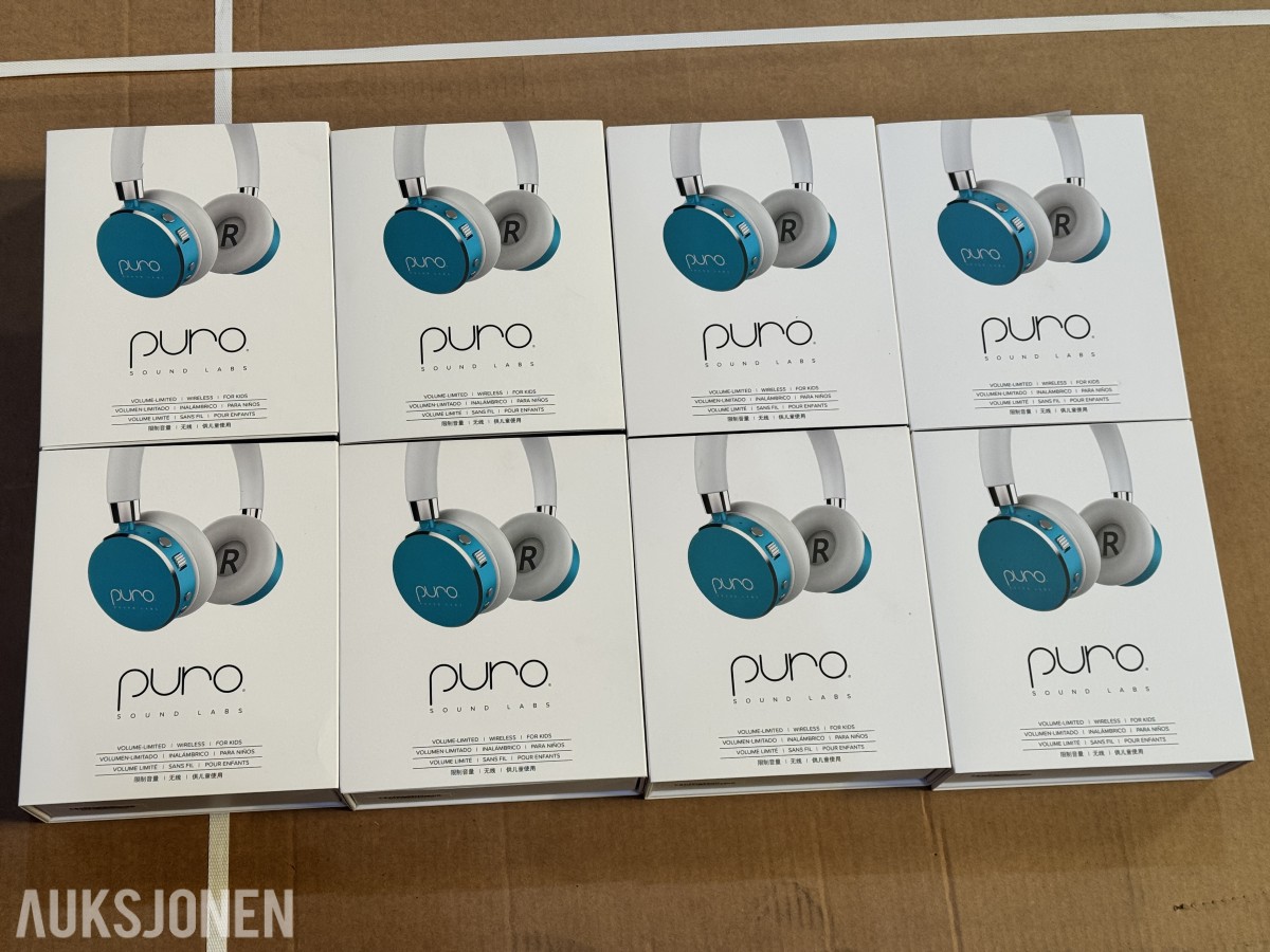 8 stk Puro Sound Labs BT2200 volume-limited wireless headset (nye)