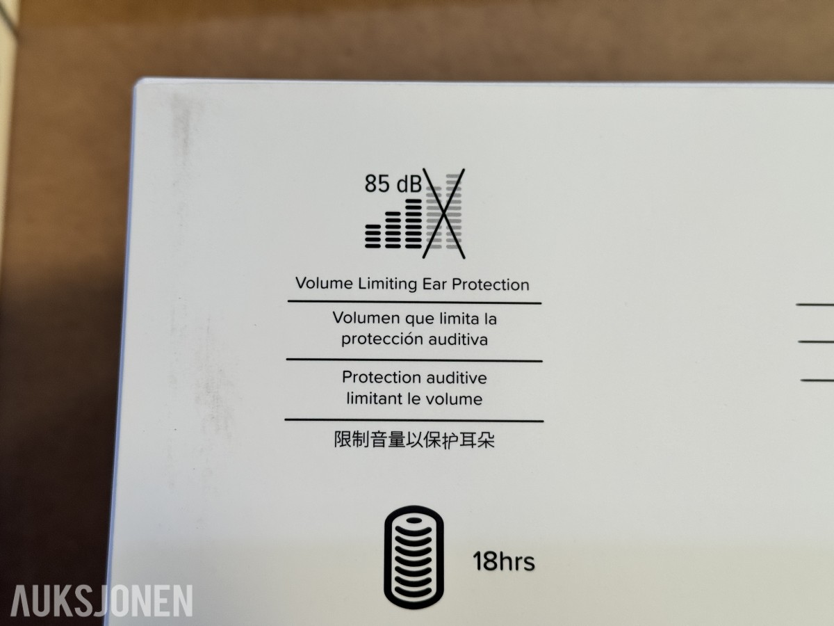 8 stk Puro Sound Labs BT2200 volume-limited wireless headset (nye)