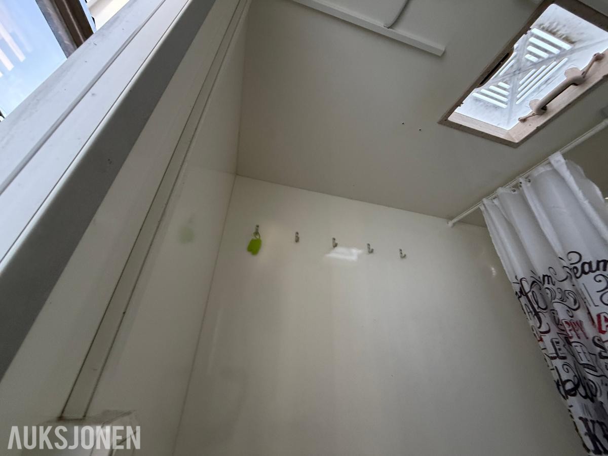Scanvogn toalettbrakke / 2-delt med dusj