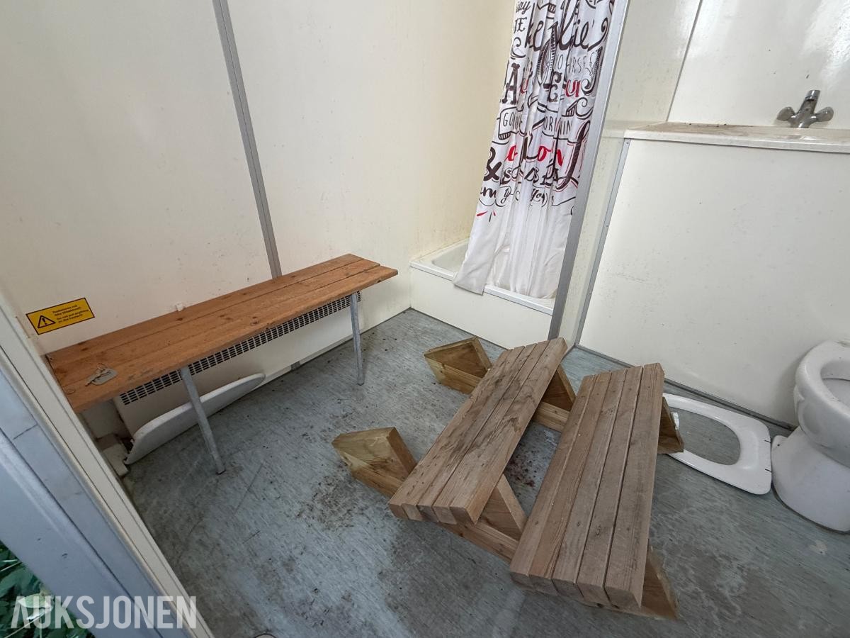 Scanvogn toalettbrakke / 2-delt med dusj