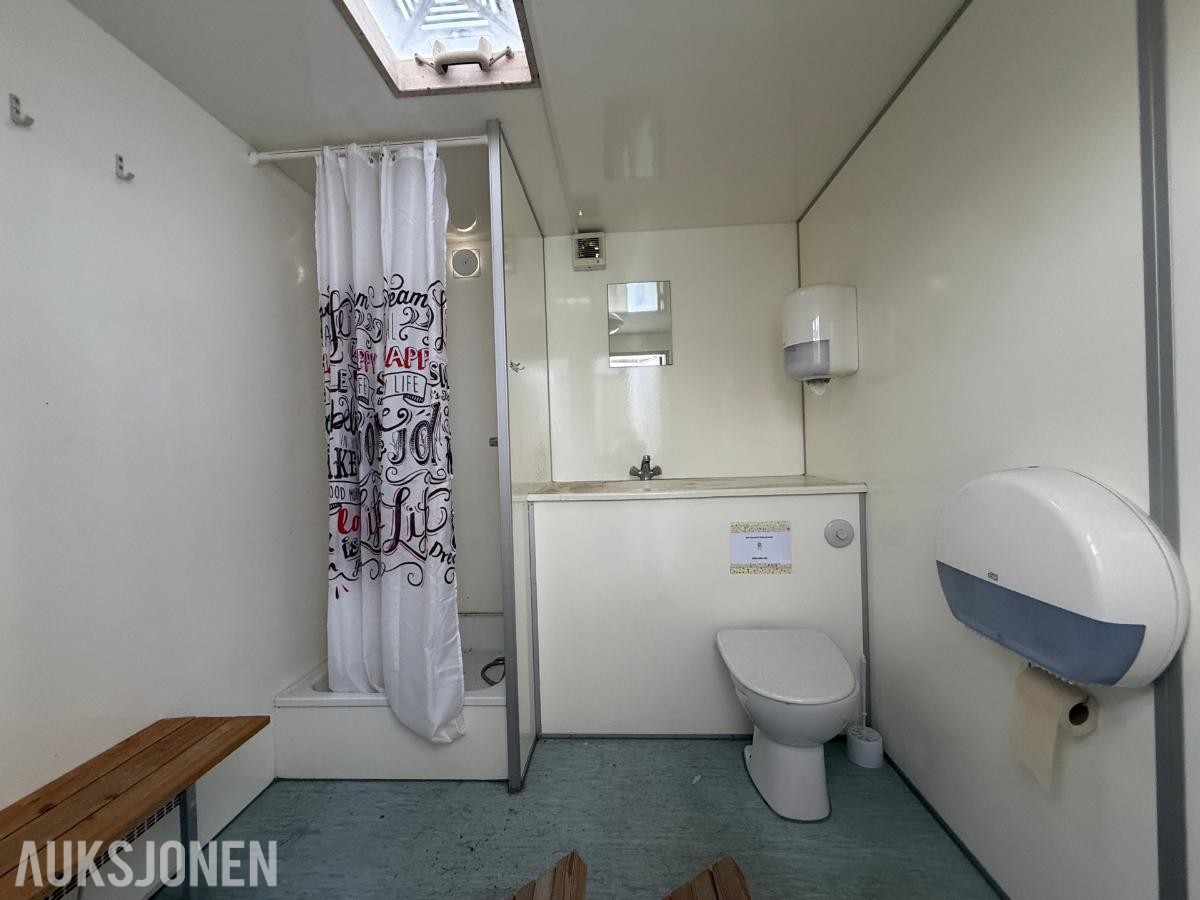 Scanvogn toalettbrakke / 2-delt med dusj
