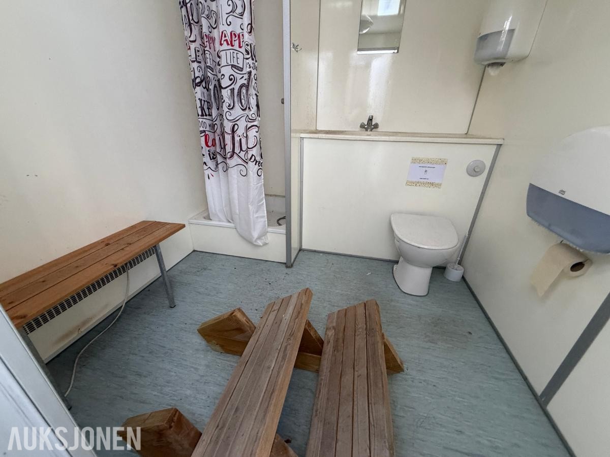 Scanvogn toalettbrakke / 2-delt med dusj