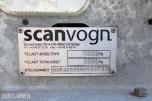 Scanvogn toalettbrakke / 2-delt med dusj