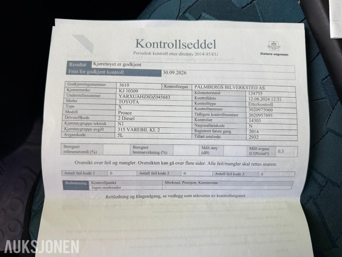 2014 Toyota ProAce, 2.0-128 D, 158056km