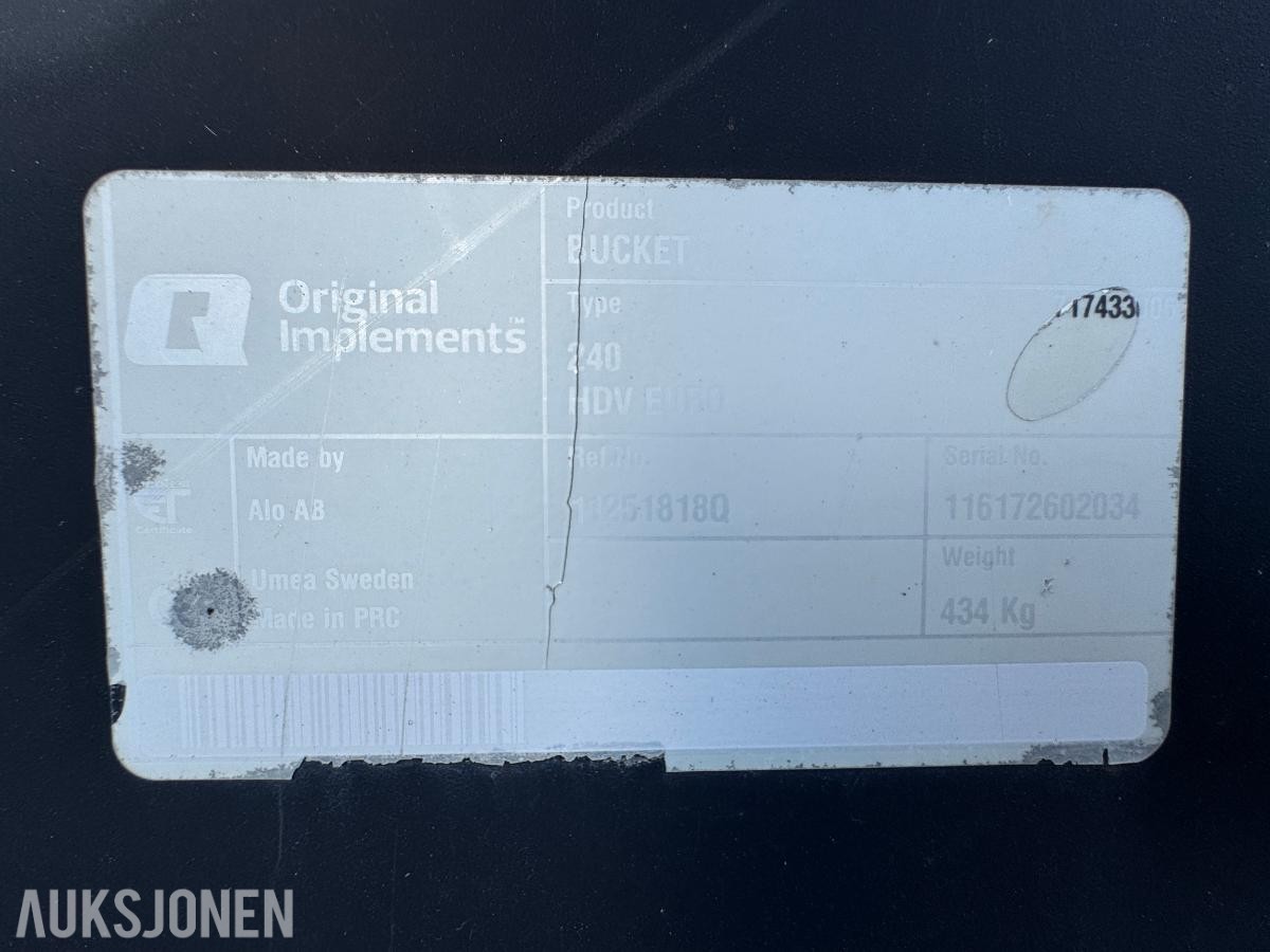 Alo 240 HDV Euro skuffe