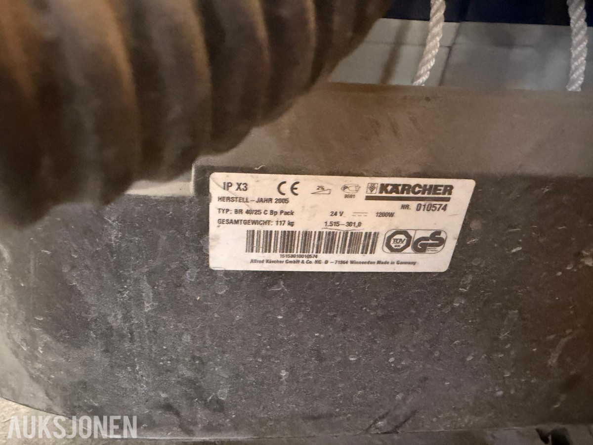 Kärcher BR 40/25 C gulvvaskemaskin – Reparasjonsobjekt
