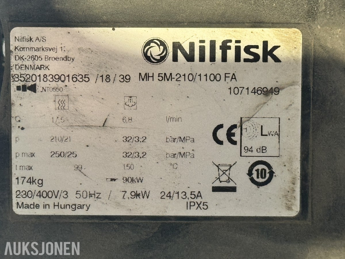 Nilfisk MH 5M høytrykkspyler