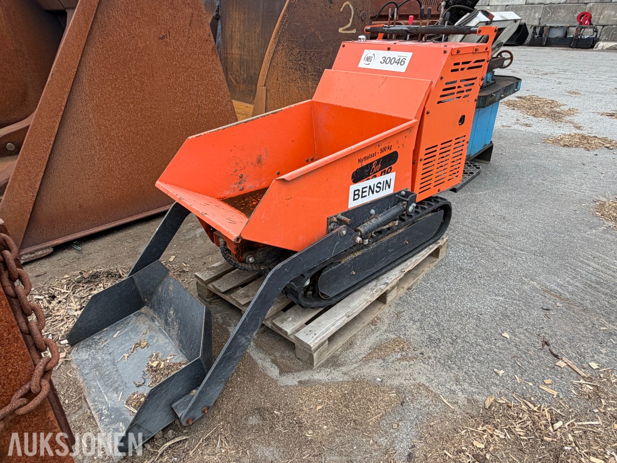 2021 MINIDUMPER – 500 KG NYTTELAST – BENSIN – BELTEGÅENDE