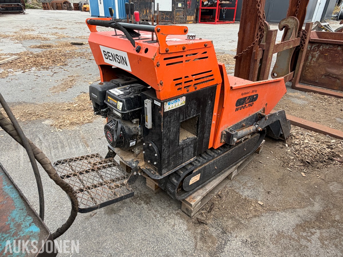 2021 MINIDUMPER – 500 KG NYTTELAST – BENSIN – BELTEGÅENDE