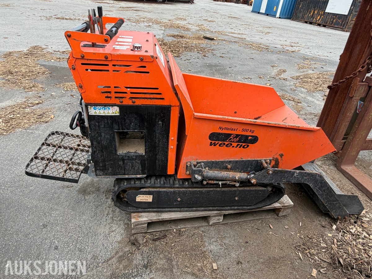 2021 MINIDUMPER – 500 KG NYTTELAST – BENSIN – BELTEGÅENDE