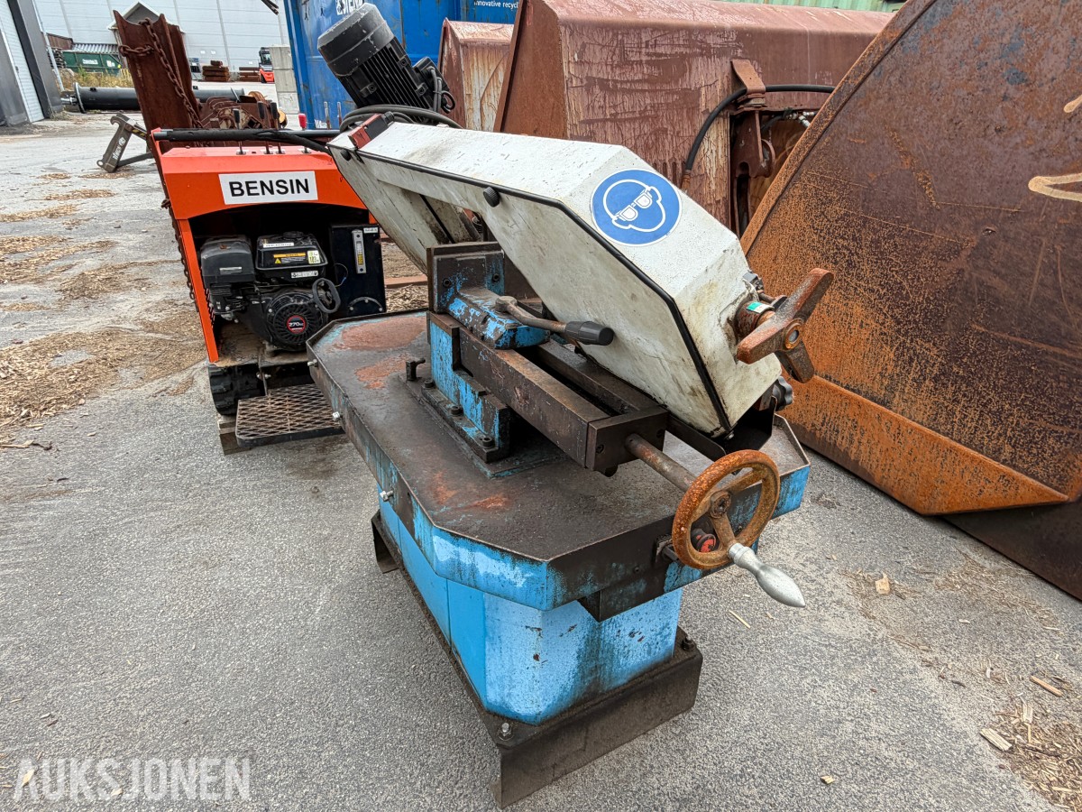 HORISONTAL METALLBÅNDSAG – 3~400–415V – HYDRAULISK SENKING
