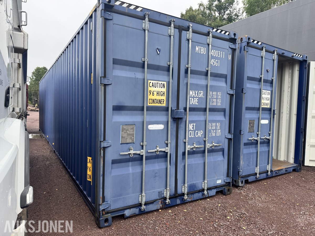 40 fot container /m reol - High Cube