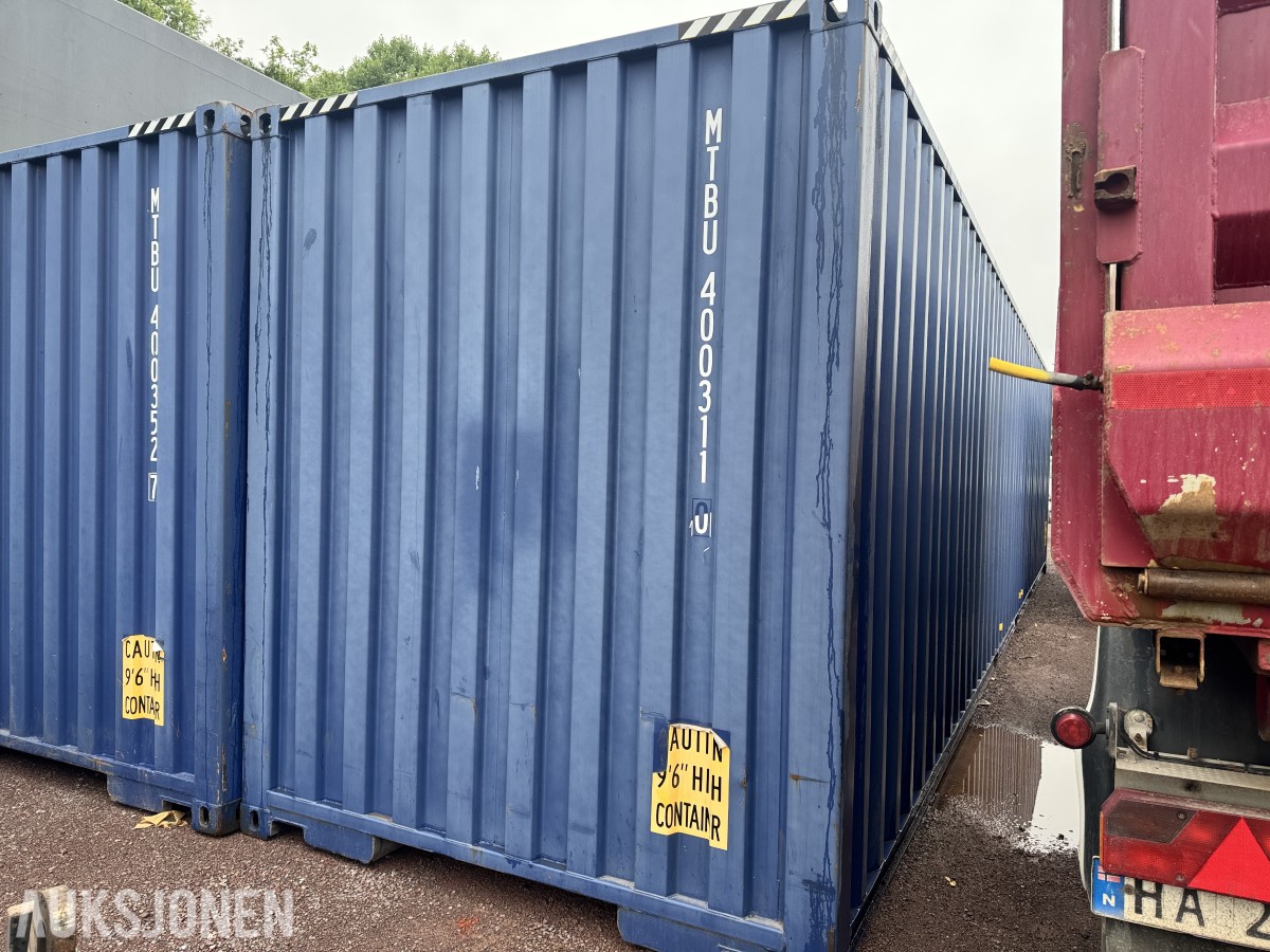 40 fot container /m reol - High Cube