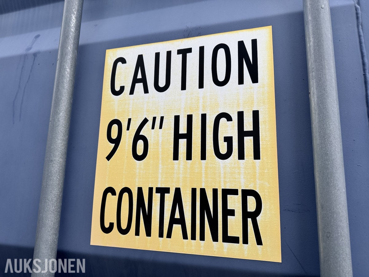 40 fot container /m reol - High Cube