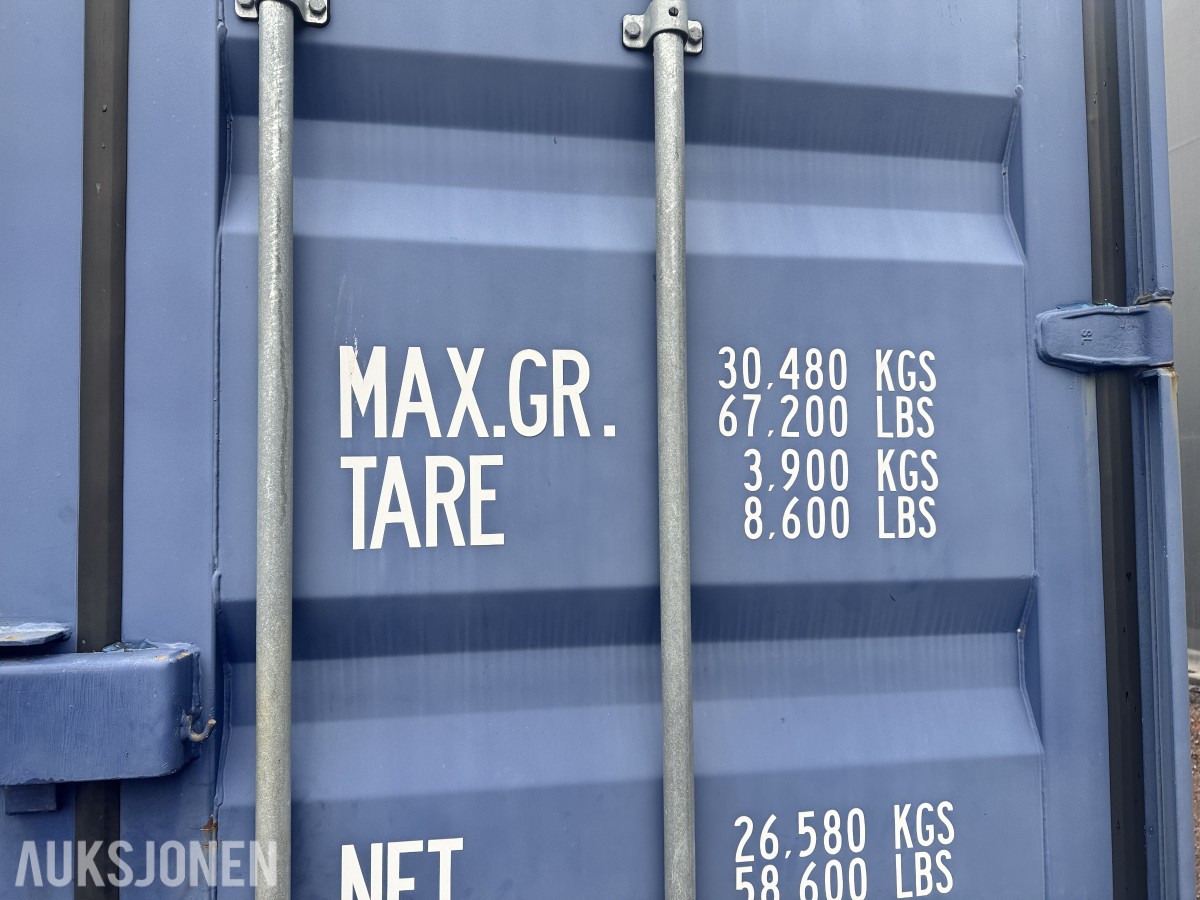 40 fot container /m reol - High Cube