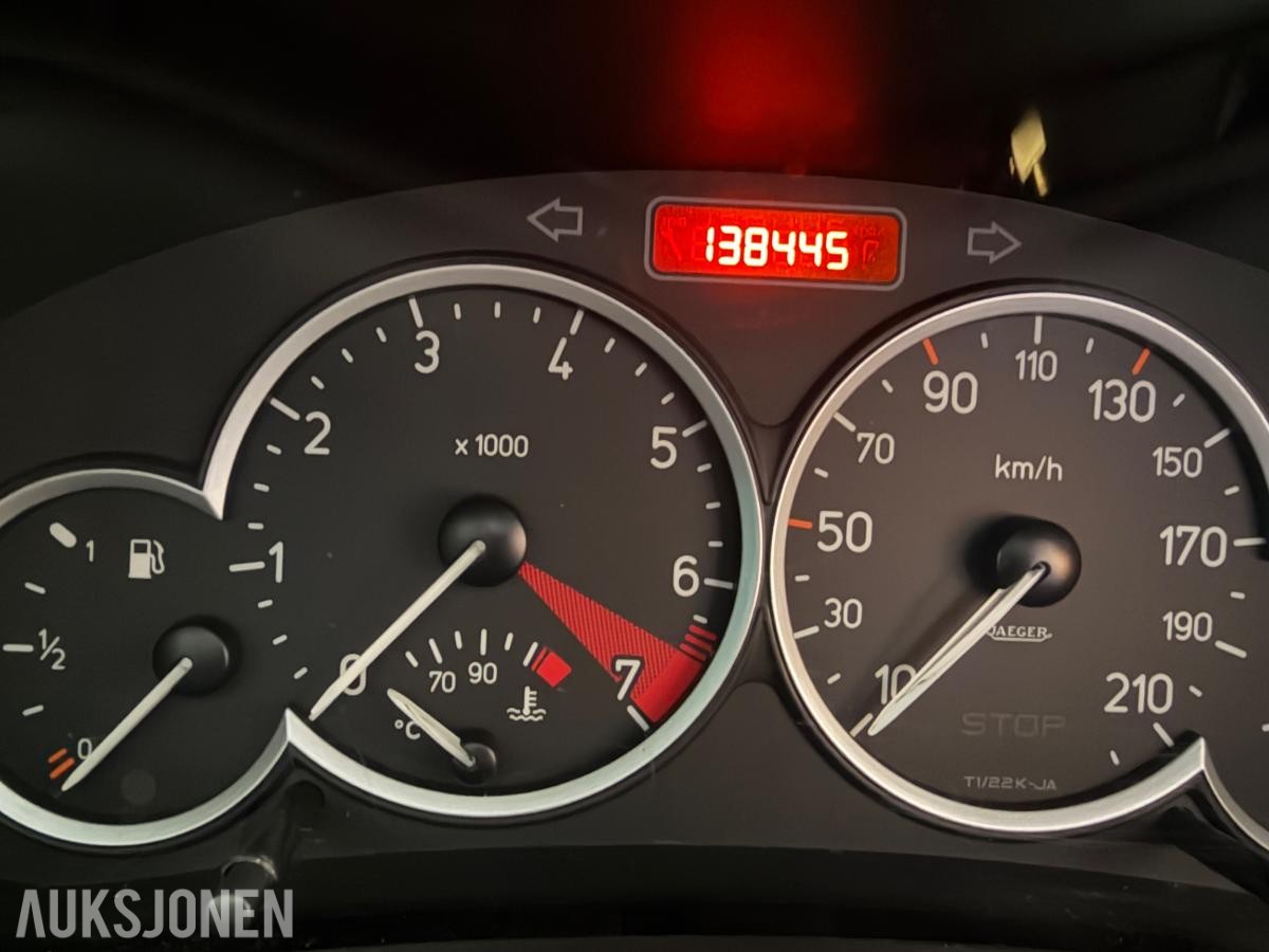 2004 Peugeot 206 CC 1.6 109hk cabriolet skinninteriør  138445km