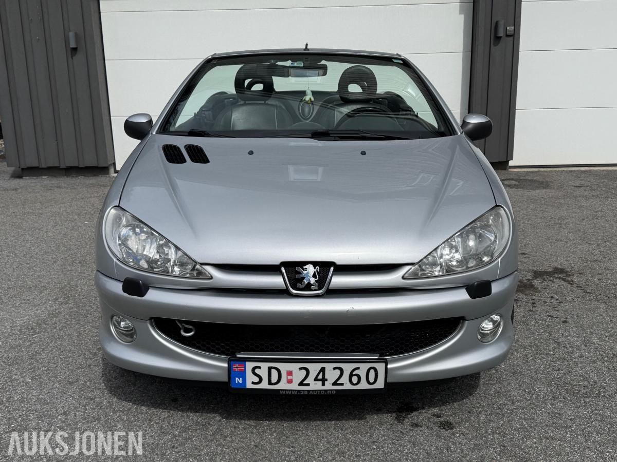 2004 Peugeot 206 CC 1.6 109hk cabriolet skinninteriør  138445km