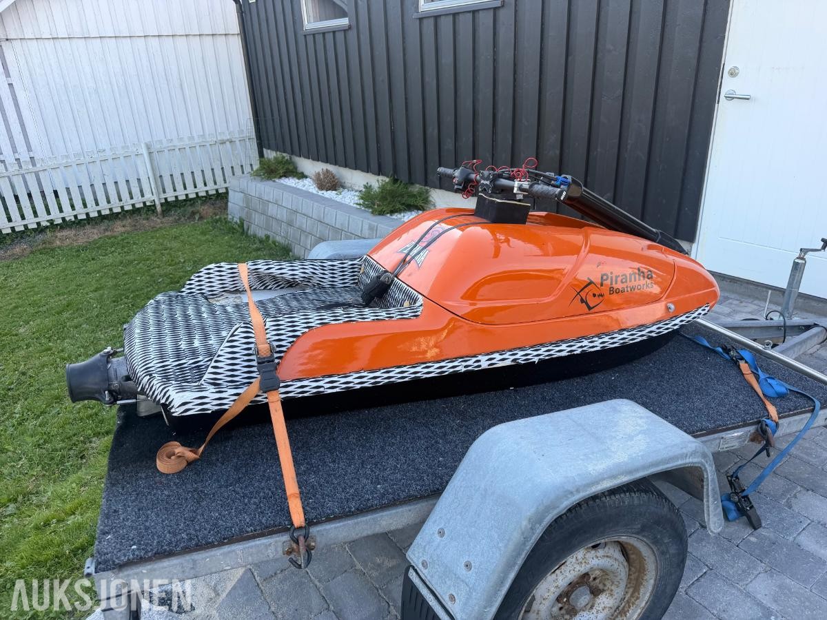 2010 Yamaha Piranaha lezi one vannscooter med registrert henger