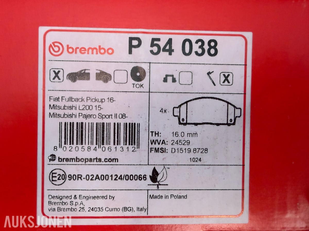 MITSUBISHI – STORT VARELAGER MED NYE BREMSEDELER