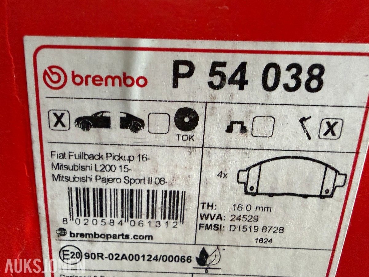 MITSUBISHI – STORT VARELAGER MED NYE BREMSEDELER