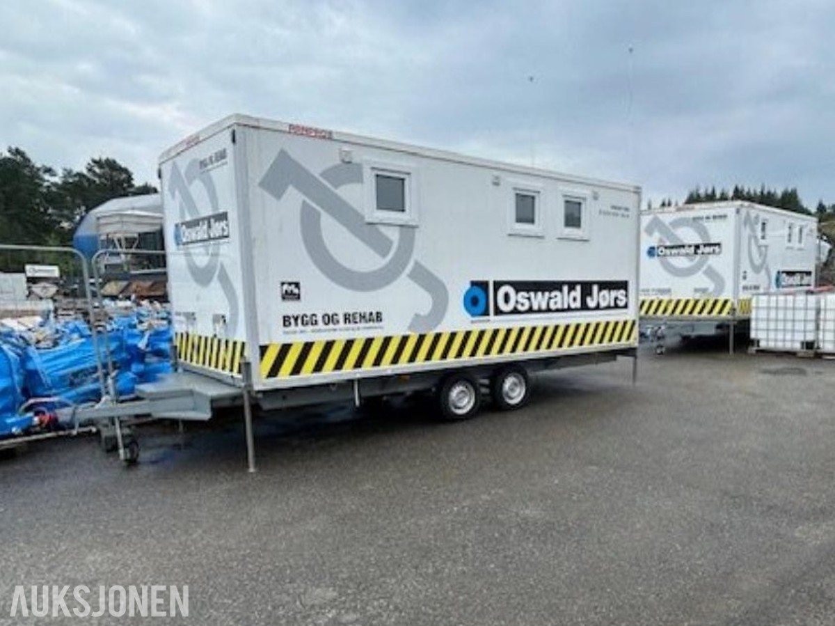 2 stk. Arnpro 550MB sanitærbrakker – Mobile sanitærløsninger