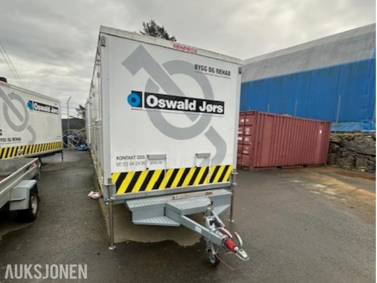2 stk. Arnpro 550MB sanitærbrakker – Mobile sanitærløsninger