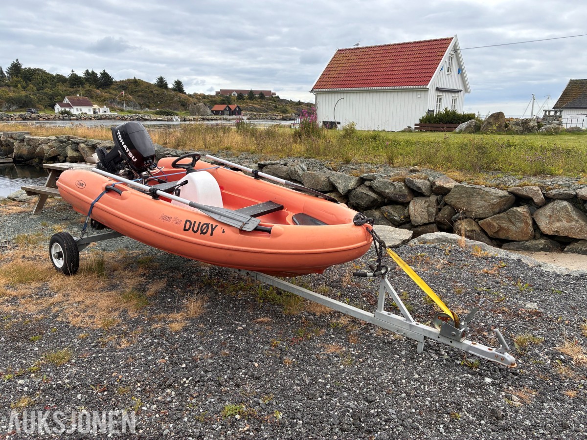 Hasle Aqua Fun med Tohatsu 9.9 (15) inkl opplagshenger