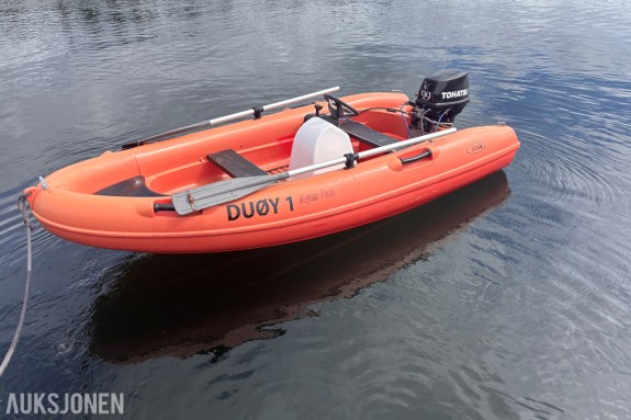 Hasle Aqua Fun med Tohatsu 9.9 (15) inkl opplagshenger