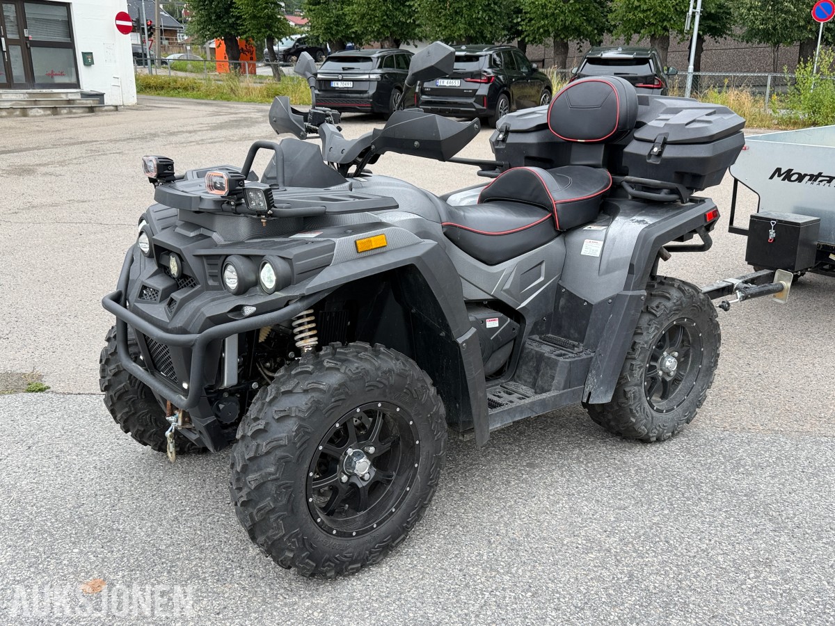 2020 Odes Assailant ATV med tipphenger og brøyteskjær
