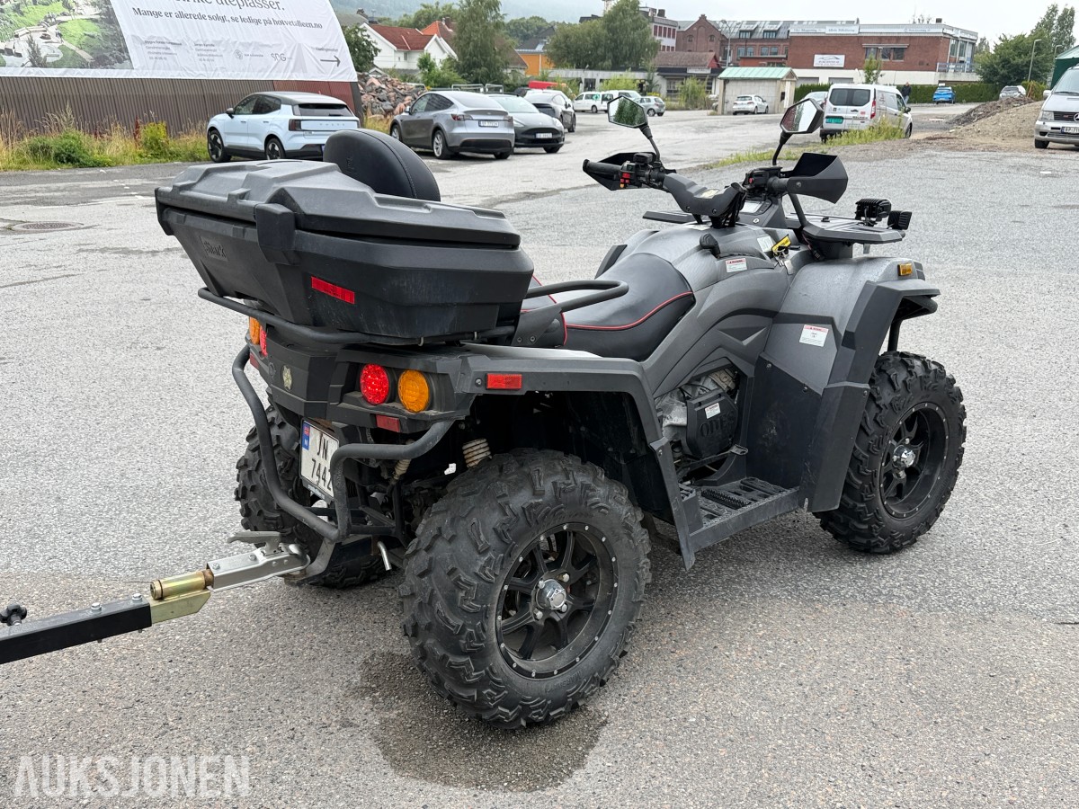 2020 Odes Assailant ATV med tipphenger og brøyteskjær