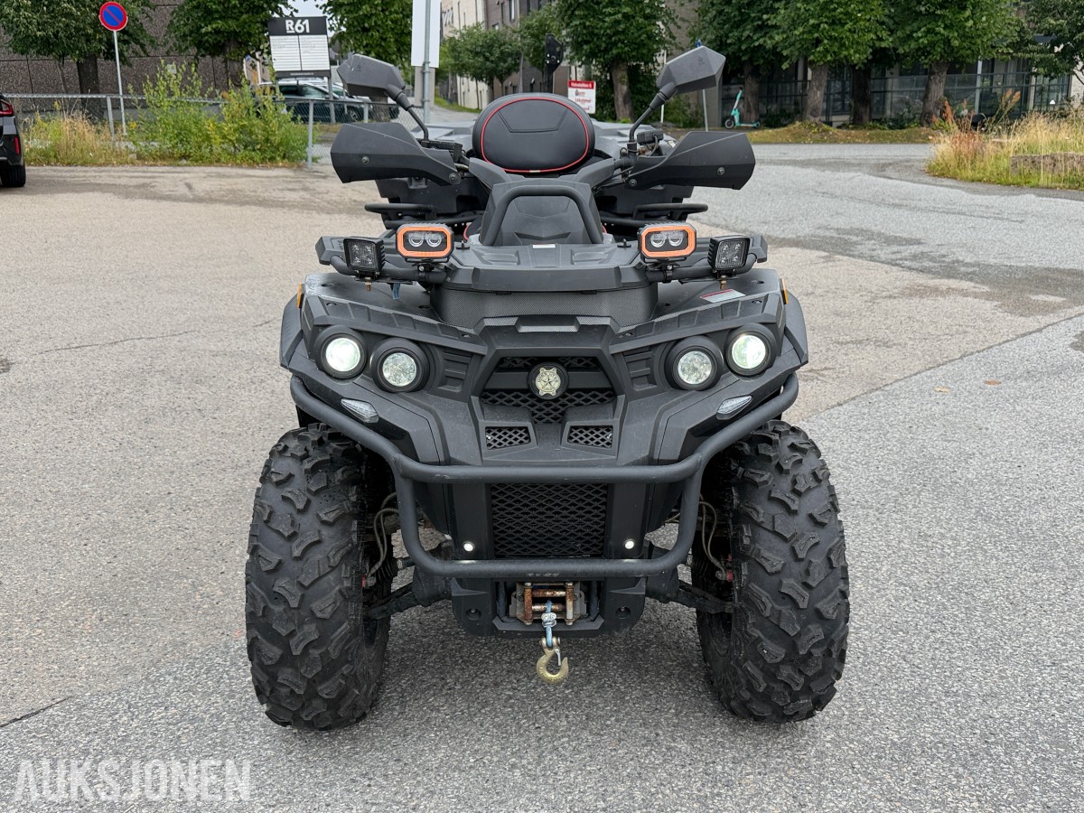 2020 Odes Assailant ATV med tipphenger og brøyteskjær