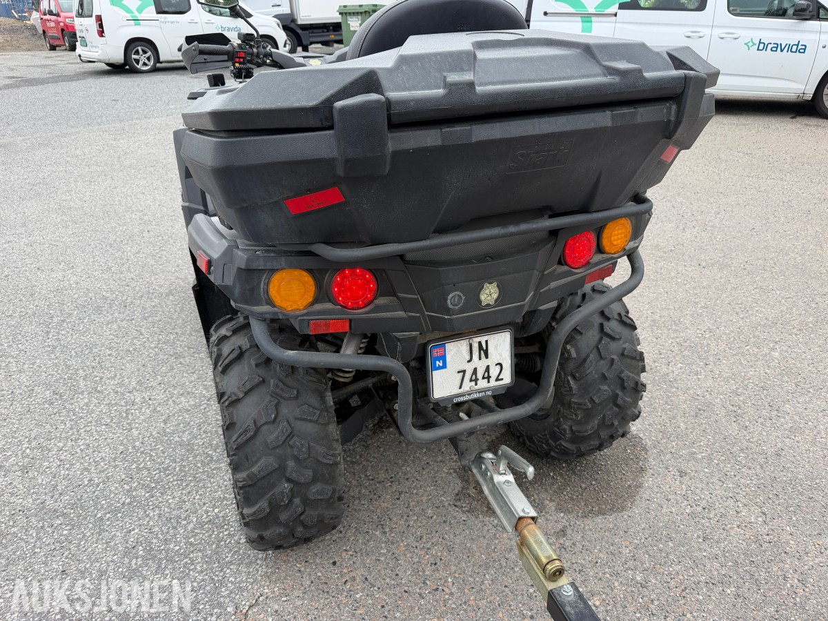 2020 Odes Assailant ATV med tipphenger og brøyteskjær