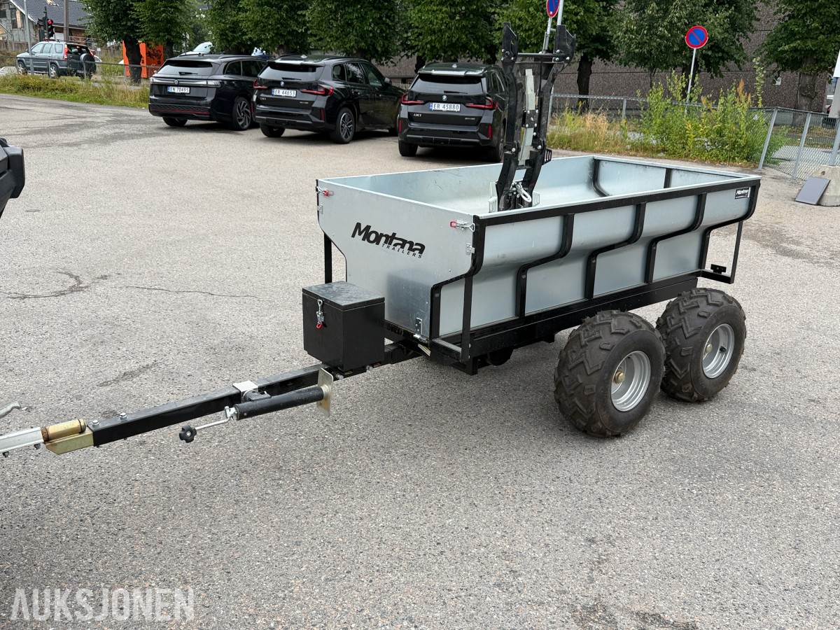2020 Odes Assailant ATV med tipphenger og brøyteskjær
