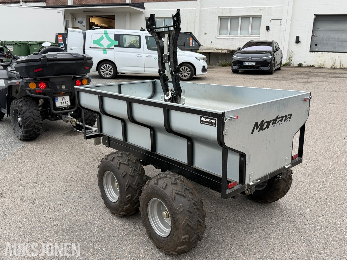 2020 Odes Assailant ATV med tipphenger og brøyteskjær