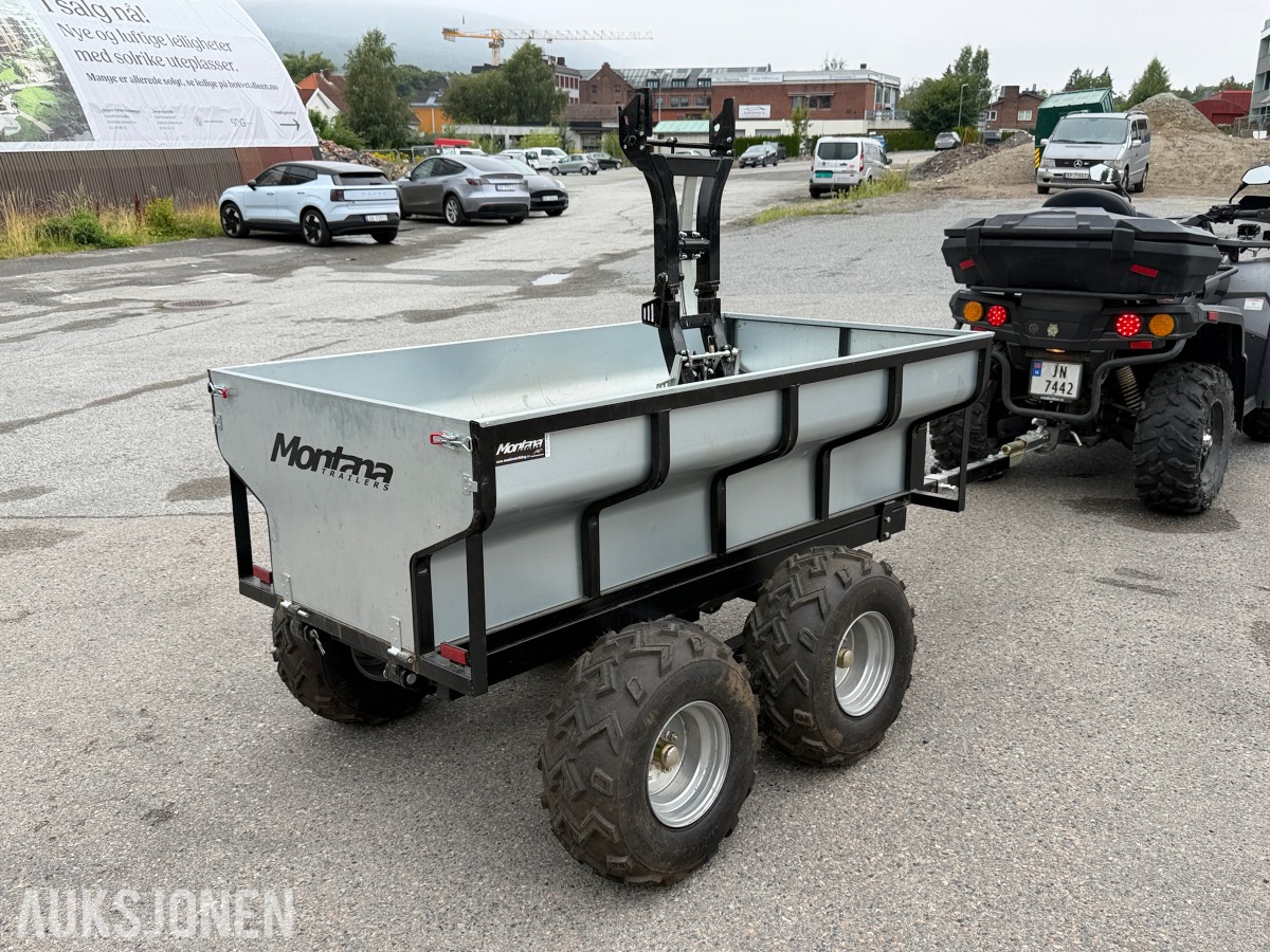 2020 Odes Assailant ATV med tipphenger og brøyteskjær