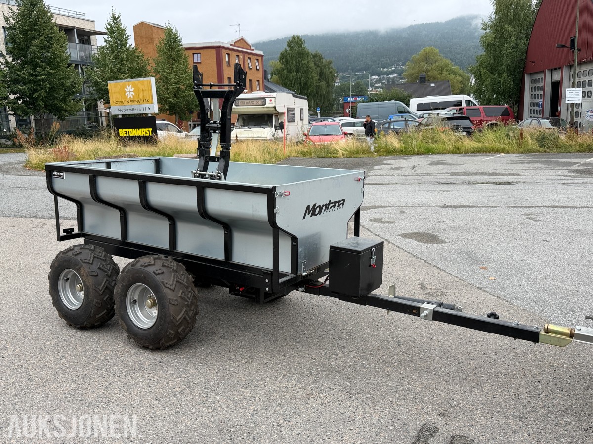 2020 Odes Assailant ATV med tipphenger og brøyteskjær