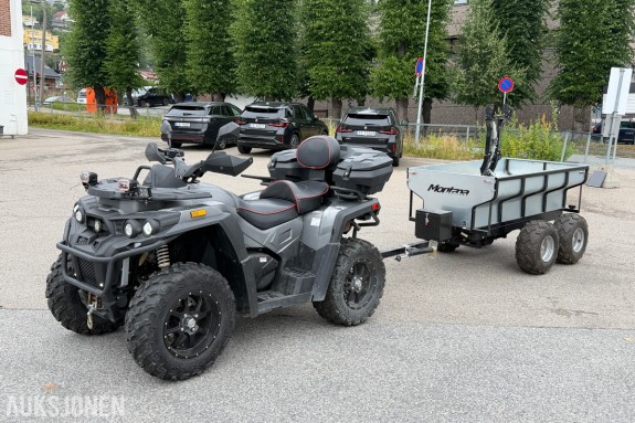 2020 Odes Assailant ATV med tipphenger og brøyteskjær