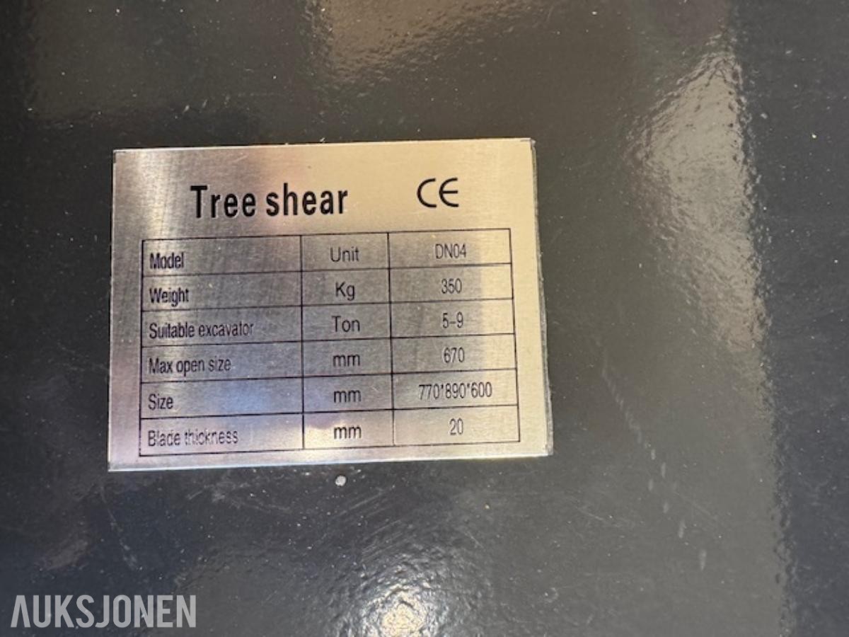 NY HENIMA TREKUTTER S50 FESTE 350KG 5-9 TONNS GRAVER