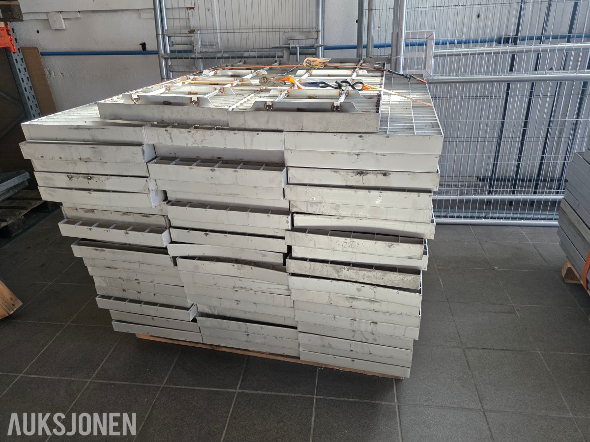 Gitterrister ca 100 stk syrefaste