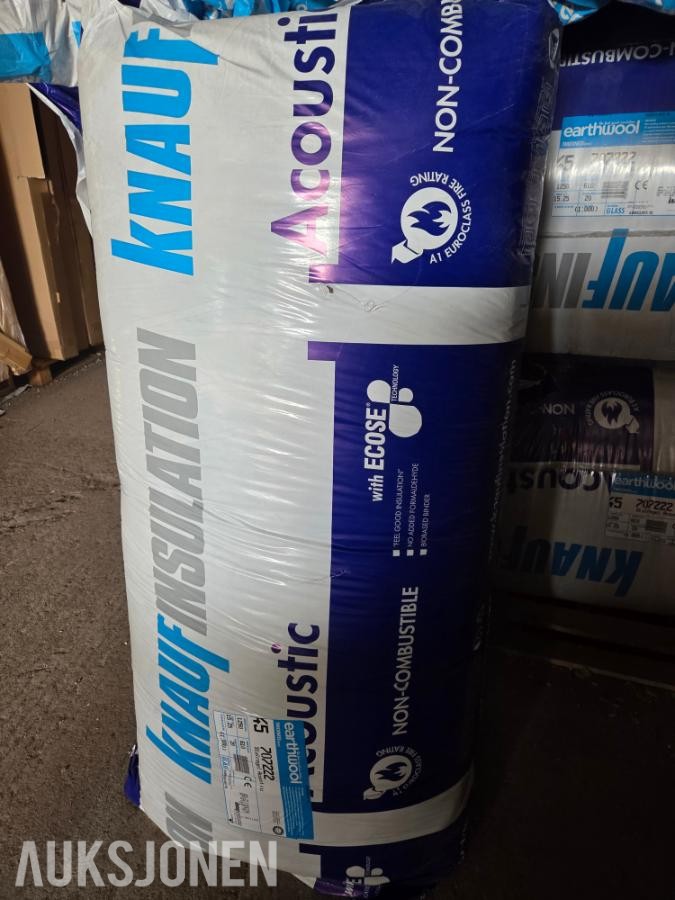 2024 knauf akustikk isolasjon  mm, 77 m2 