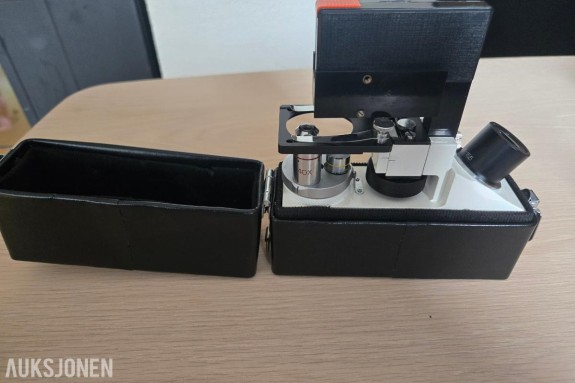 Vintage Swift FM-31 bærbart feltmikroskop
