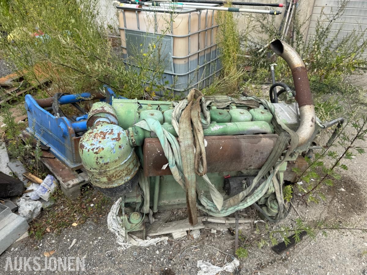 Deutz F6L912 dieselmotor / 6 sylindret / hydraulikkmotor