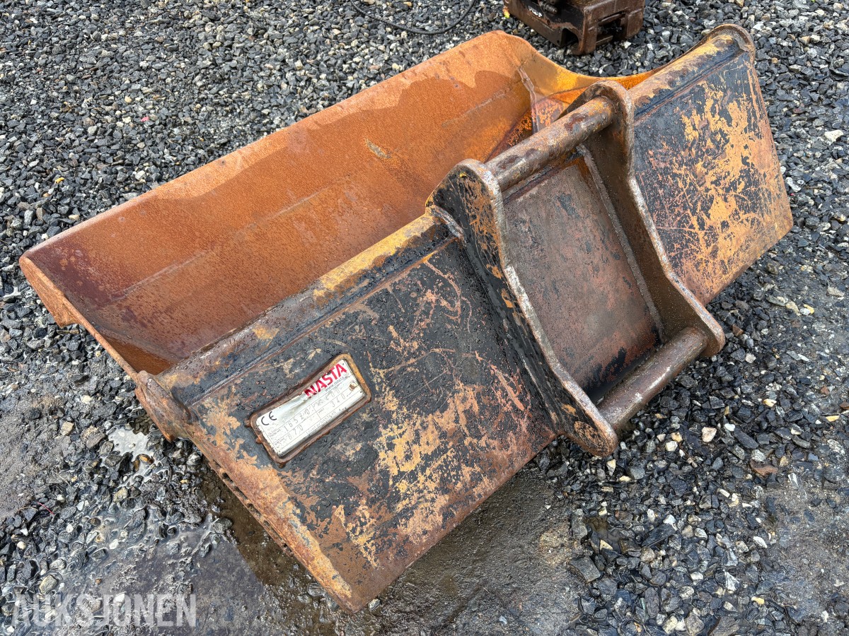 NASTA pusseskuff 870 mm – S50-feste – 400 liter