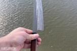 48 TIMERS AUKSJON - Senko Damaskus Kiritsuke + Sashimi-kniv